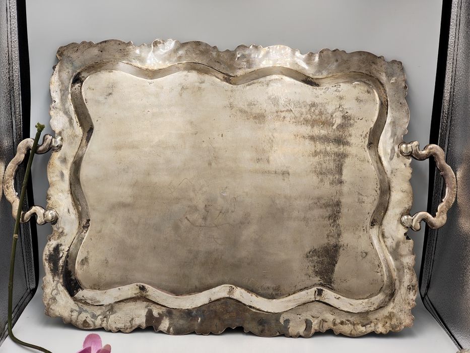 Industria Peruana,сребърен поднос, Перу, проба 900. грама
2460 гр