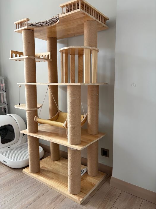 Кошачий дом 4-х уровневый