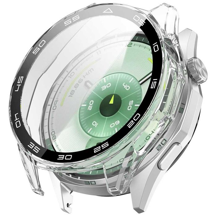 Пластмасов протектор Techsuit Defense360 Pro Bezel + Screen Protector за Huawei Watch GT 6 46mm