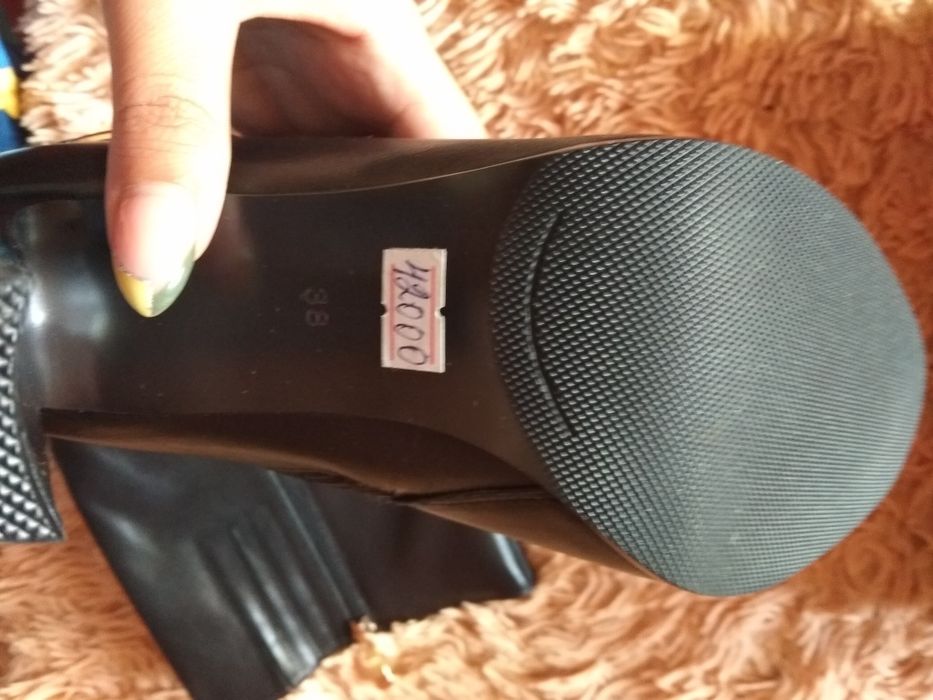 Сапоги кожаные, новые