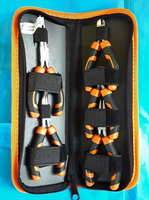 Set 5 clești profesionali Crom-Vanadium în borseta NOU - 65 Lei