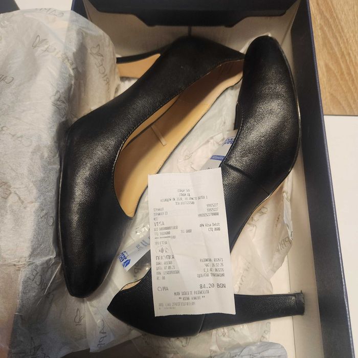 Черни официални дамски обувки