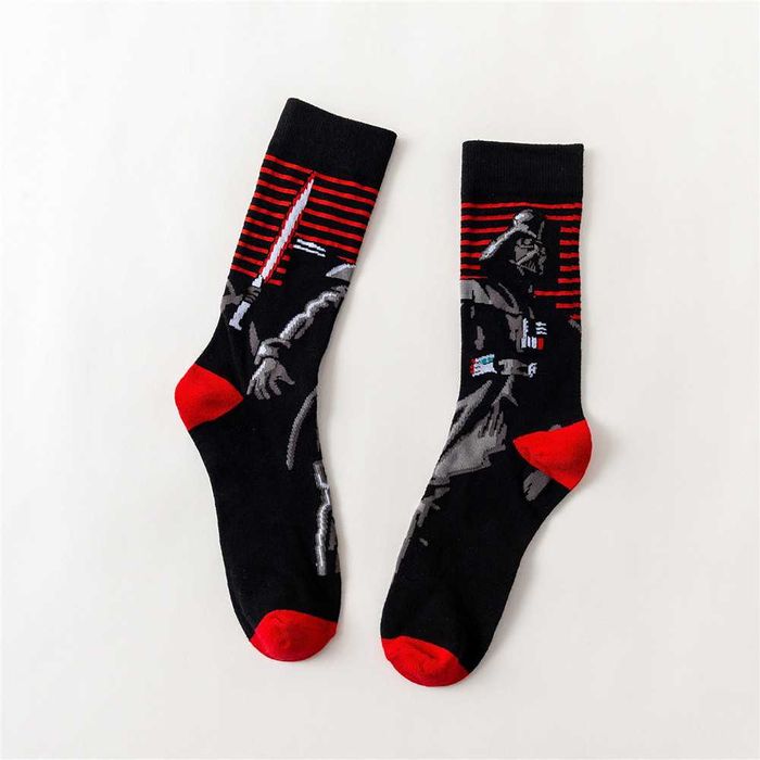 Happy socks-Mad socks-Star Wars - луди, весели, цветни, шарени чорапи