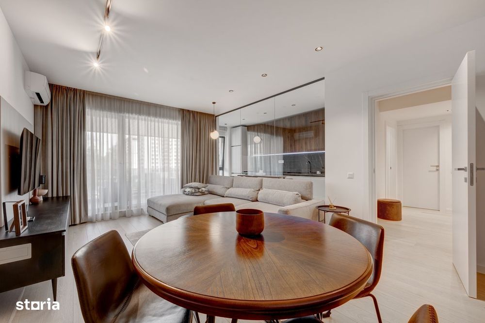 Închiriere: 2 Camere cu Design Interior în Nusco City | Loc de Parcare