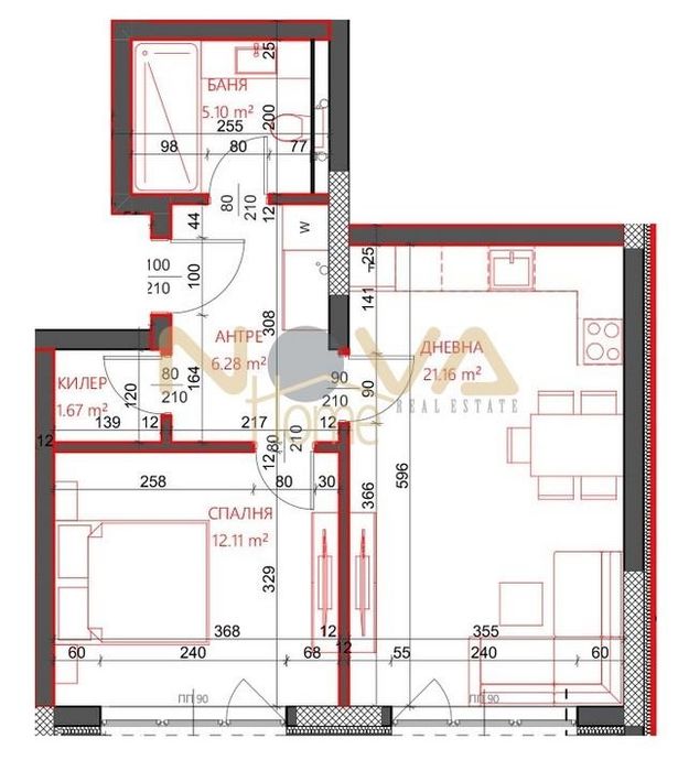 2-стаен в Варна-Възраждане 1 площ 64 цена 114480