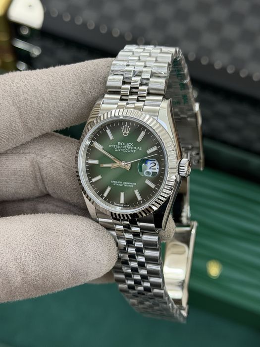 Rolex Date-Just 36 Green Ombre Dial