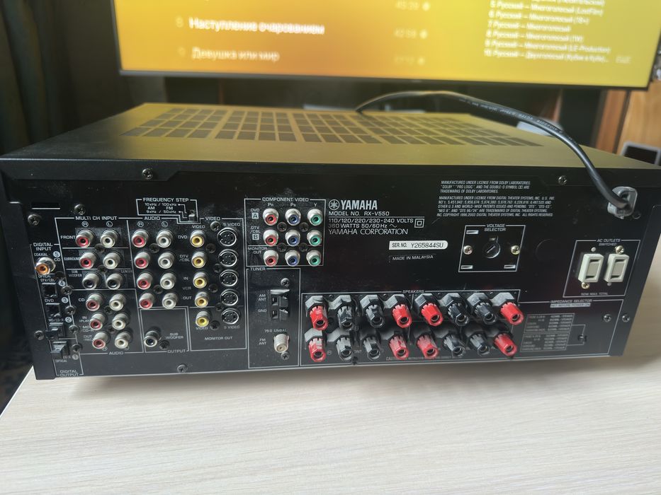 Ресивер YAMAHA RX-V550