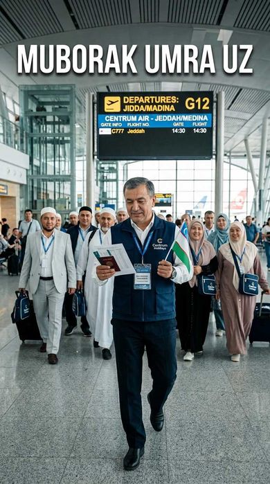 Centrum Holidays Умра Зиёрати Jizzax Rasmiy Muborak Umra Uzb Tur Paket