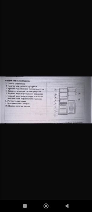 Холодильник белый