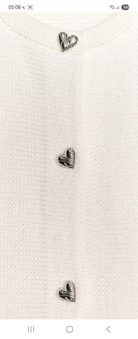 Zara трикотажна жилетка с пеплум Л-ХЛ размер