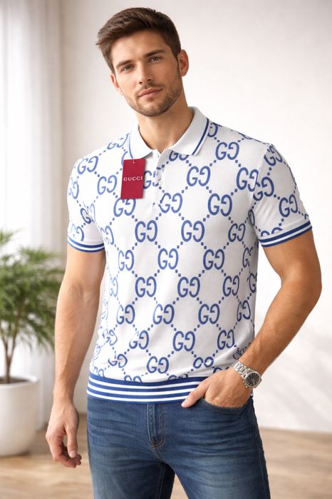 Мъжки тениски Gucci, Hermes, of-White нови колекции лято 2026