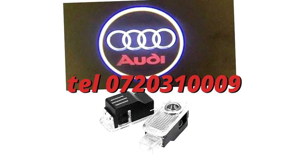 Set Proiectoare Logo Portiera Audi A3 A4 A5 a6 a8 q3 q5 Q7