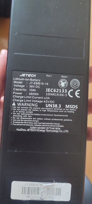 Baterie Trotinete 36V 10Ah 360Wh ! Citește descripția !