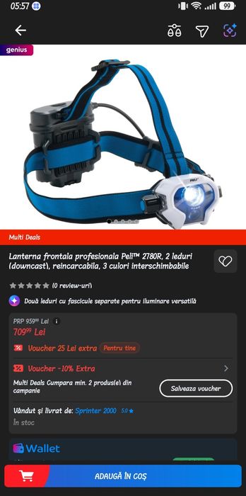 Lanterna profesionala PELI 2780r