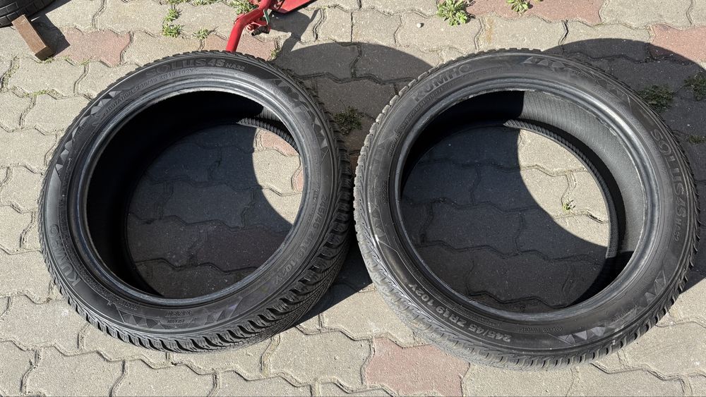 2 anvelope Kumho Solus 4S HA32, 245/45/ZR19 102Y, all season, Dot 44/24