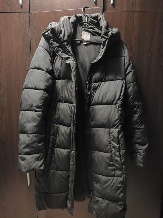 Зимно черно яке H&M, размер S