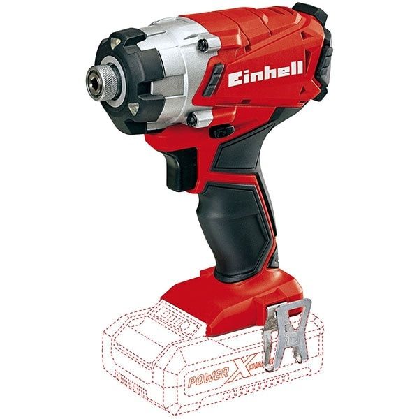Surubelnita fara acumulator cu impact EINHELL Power-X-Change TE-CI 18/1 Li-Solo, 18 V, 2300 RPM