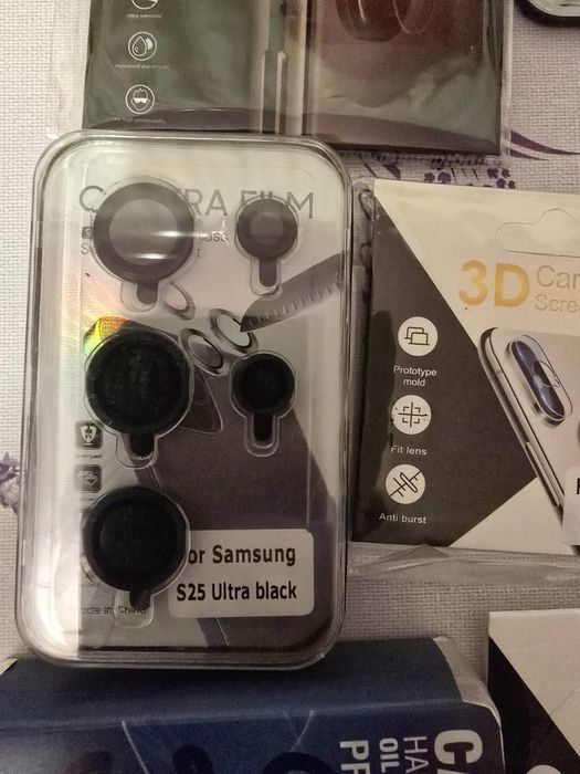 Iphone si Samsung folie de sticla camere