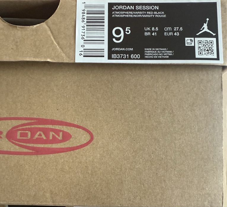 Jordan Session ОРИГИНАЛ мъжки маратонки/естествен велур - 42,5/43/44