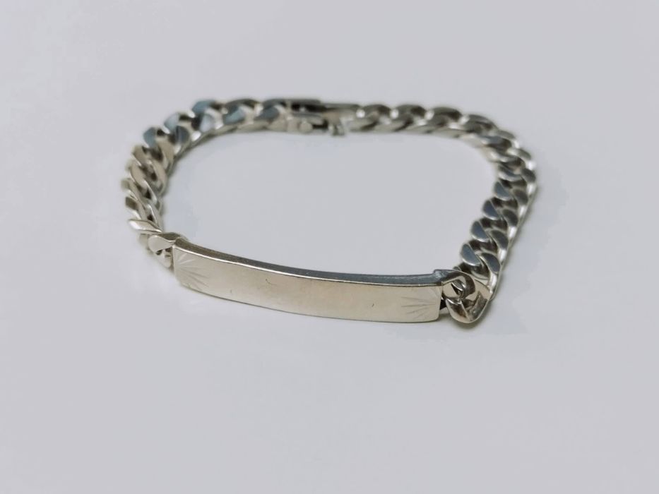 Veche bratara masiva din argint de 925, copii