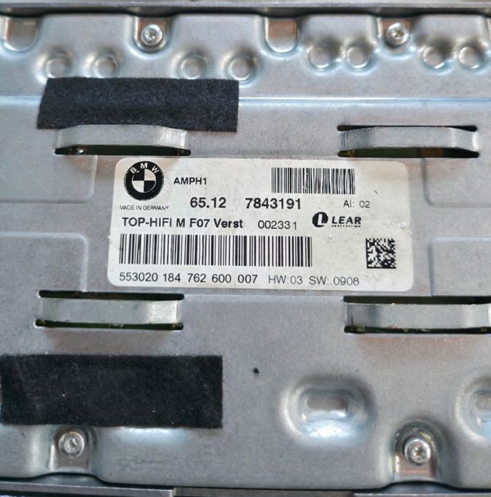 Усилвател BMW M VERST Top hi fi Logik 7 X5 E70 individual  ,
