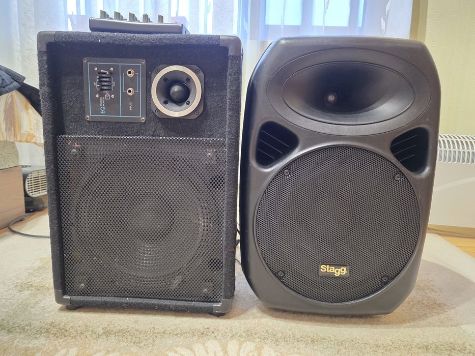 Активни тонколони с миксер