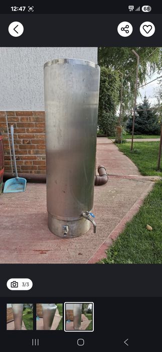 Butoi vin inox,2mm