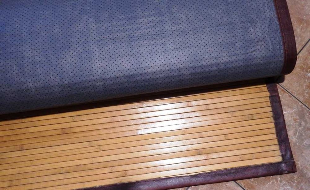 Килим 178 х 120 см. в стил „Рустик” от тънки бамбукови летвички