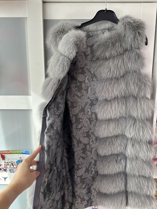 Vesta Blana Naturala de Vulpe