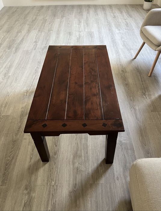 Masa Cafea, lemn masiv , trandafir indian