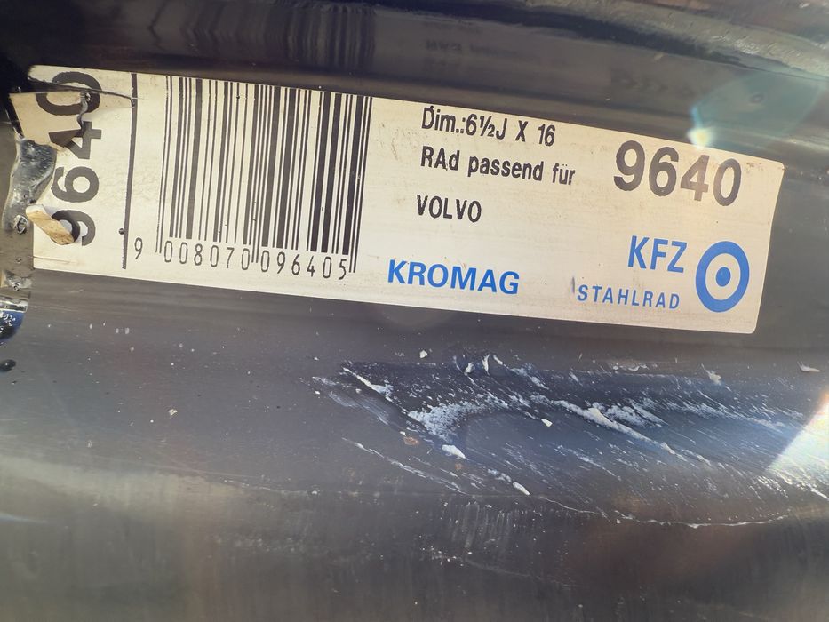 Железни джанти 16 цола 5х108 Волво 4бр