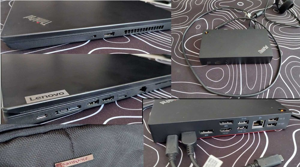 Laptop Lenovo L15 Gen2 - i5 Gen11 - 16Gb Ram - 256Gb NVME + Dock Lenovo + Rucsac Samsonite nou + Casti Jabra noi + Mouse Nou