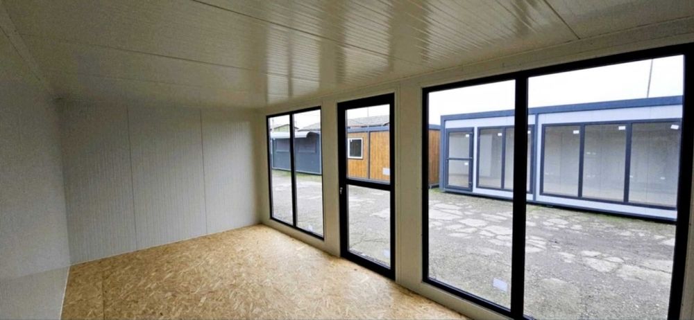 Container vitrina 4,00x2,40, spațiu comercial 6,00x3,00, chioșc 3x2,40