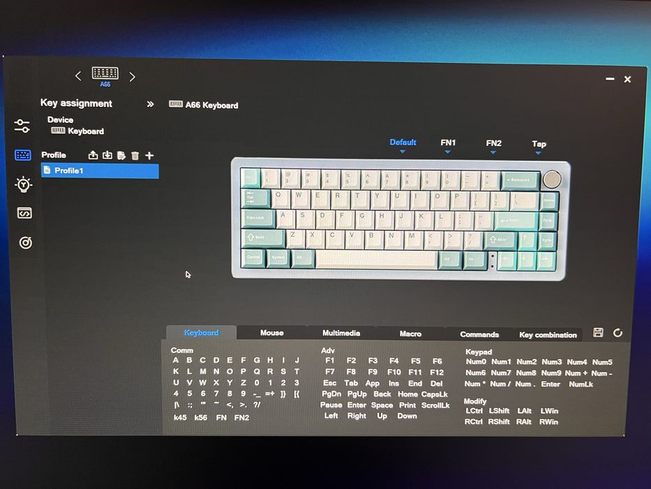 Клавиатура Xinmeng A66 (Кастомная, Modded)