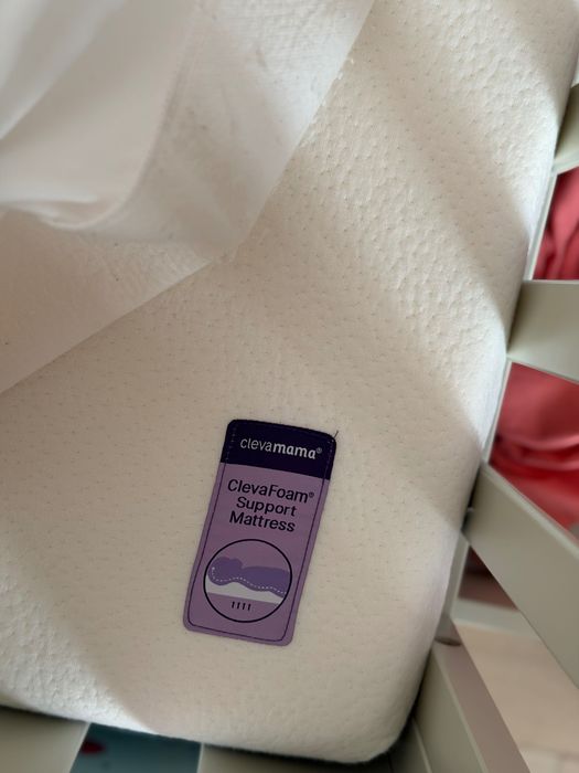 Patut bebe superb cu saltea ClevaMama si asternuturi