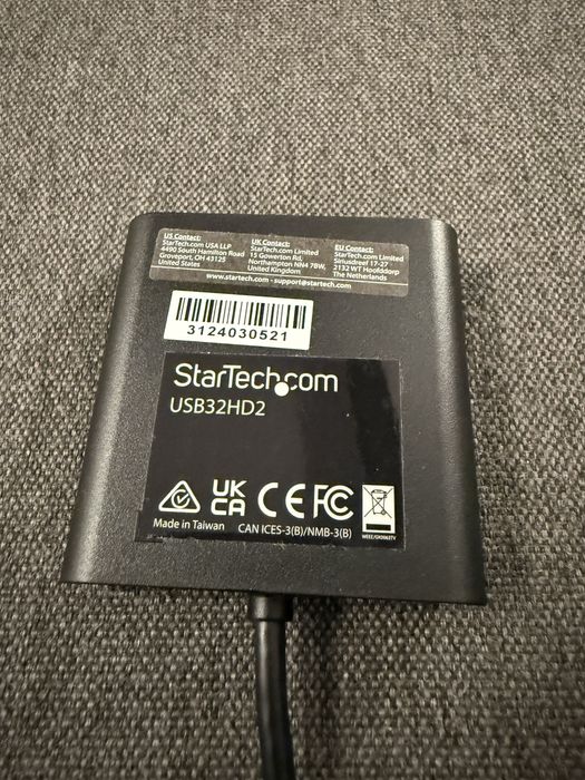 Adaptor StarTech USB 3.0 la Dual HDMI (4K + Full HD)