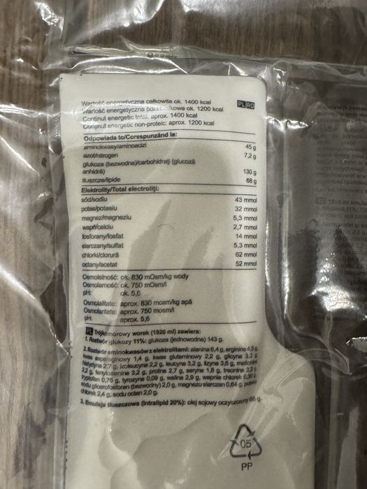 Vand Kabiven Peripheral emulsie perfuzabila 1920 ml, Fresenius Kabi