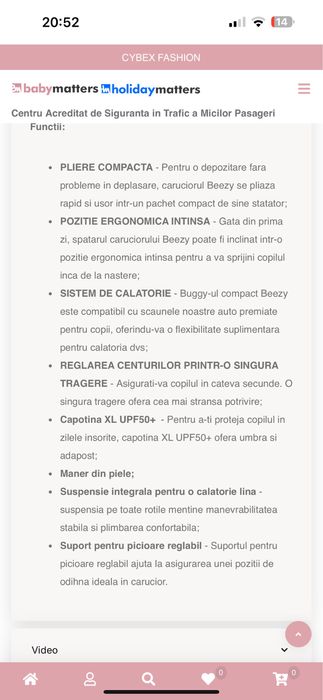 Carucior sport Cybex