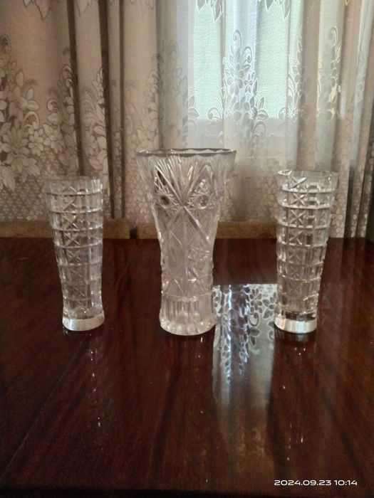 Хрустальные вазы советского качества