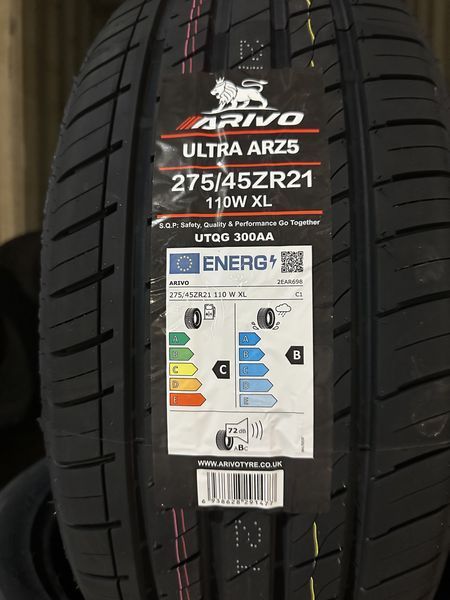 Нови летни гуми ARIVO ARZ5 275/45R21 110W XL НОВ DOT БОРД 2754521