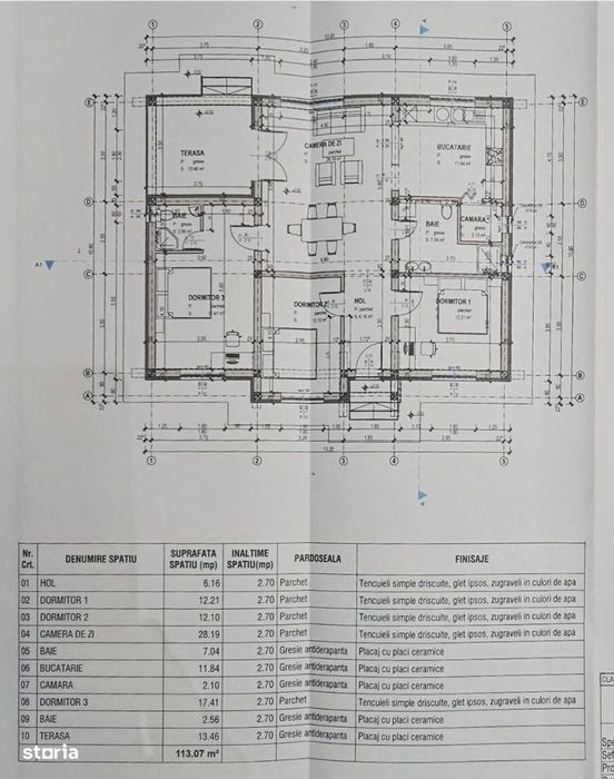 Casa de vanzare Santandrei cu terasa,dressing si camara