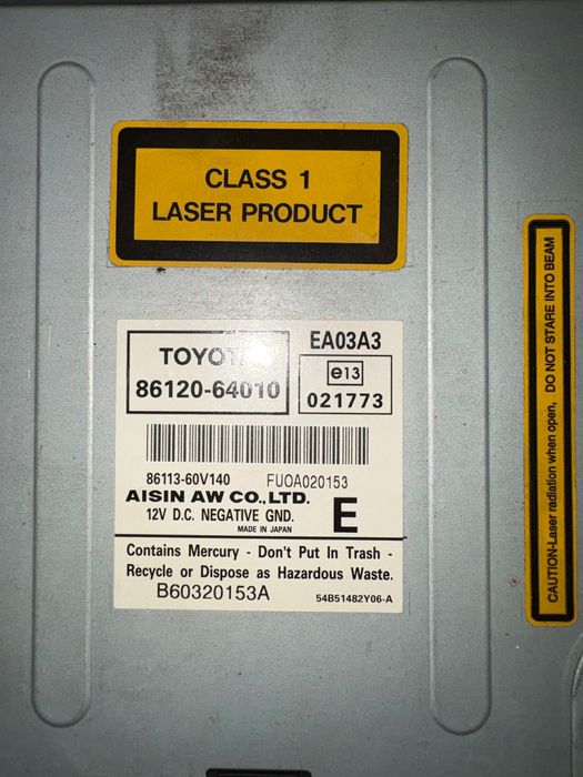 Навигация Тойота / Toyota TNS600 B9002