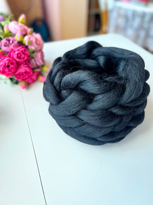 Шапка, ръкавици, шал, яка, лента от мериносова вълна за подарък