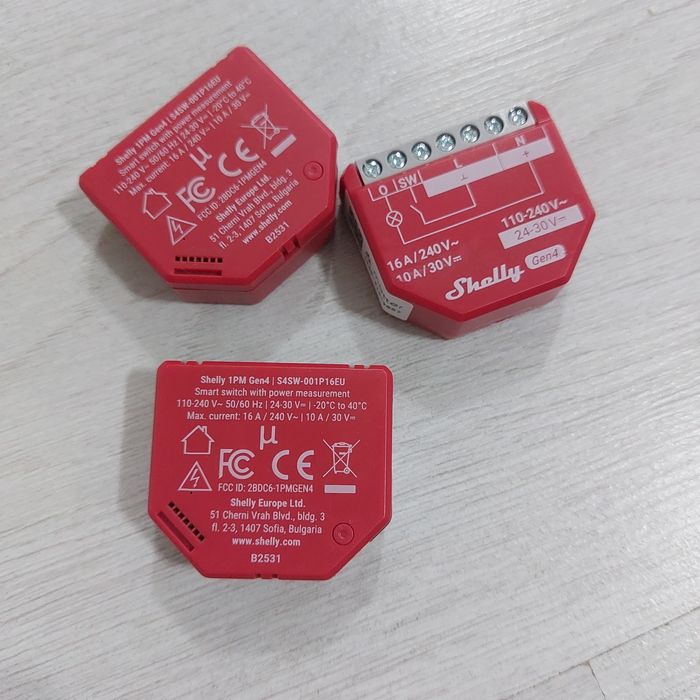 Shelly 1PM Gen4 – Смарт реле с Енергомер (Wi-Fi, Zigbee, Matter) 16A