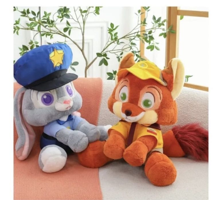 Nick Wilde si Rabbit Judy Hoops -Zootopia 40cm