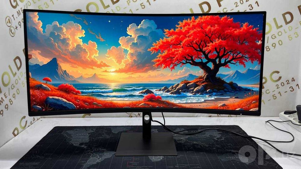 Monitor REDMI 34 180hz CURVED "VA" / Arzon manitor lar bor yana