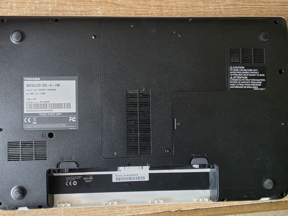 Laptop Toshiba C55-A-19K DEFECT