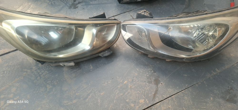 Фара на хундай акцент или солярис 2010_2014 до рестайлинг