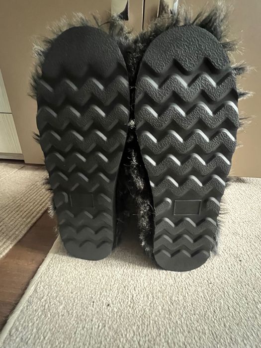 cizme de zapada cu blana asos marimea 44.5