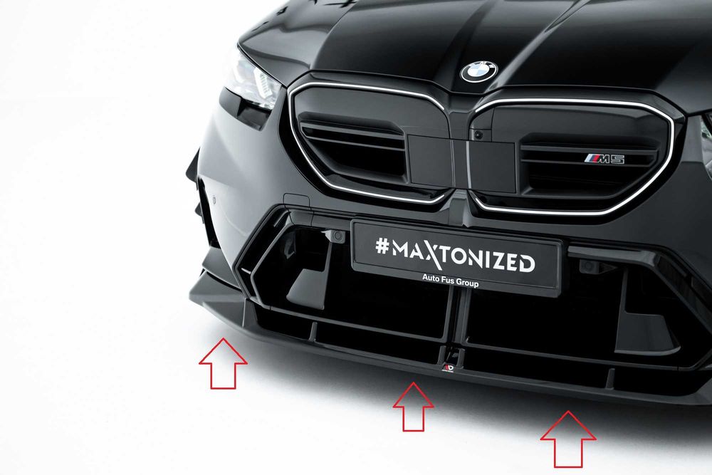 Prelungire splitter bara fata Bmw M5 G90 Sedan Touring 2024- v2 - Maxton Design